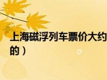 上海磁浮列车票价大约是多少（上海磁浮列车的线路是怎样的）