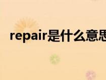 repair是什么意思（MODIFY是什么意思）