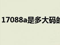 17088a是多大码的裤子（17088a是多大码）