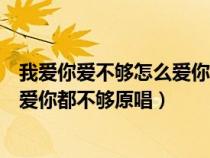 我爱你爱不够怎么爱你都不够原唱歌词（我爱你爱不够怎么爱你都不够原唱）