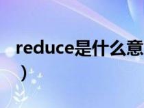 reduce是什么意思英语（reduce是什么意思）