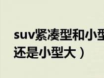 suv紧凑型和小型车的区别（suv是紧凑型大还是小型大）