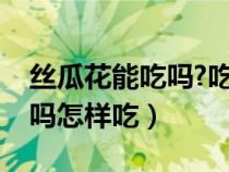 丝瓜花能吃吗?吃它有那些用途（丝瓜花能吃吗怎样吃）