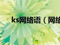 ks网络语（网络上说的KS是什么意思）