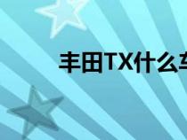 丰田TX什么车型（丰田tx什么车）