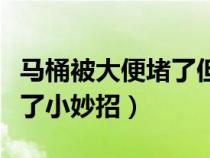 马桶被大便堵了但还缓慢下水（马桶被大便堵了小妙招）