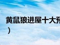 黄鼠狼进屋十大预兆（黄鼠狼进宅有什么寓意）