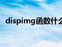 dispimg函数什么意思（车上disp是什么）