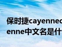 保时捷cayennecoupe中文名字（保时捷cayenne中文名是什么）