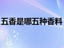 五香是哪五种香料 天时（五香是哪五种香料）