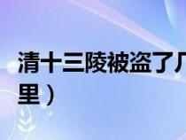 清十三陵被盗了几个墓（清十三陵的墓地在哪里）