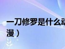 一刀修罗是什么动漫里的（一刀修罗是什么动漫）