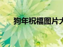 狗年祝福图片大全（狗年祝福语大全）