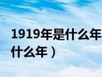 1919年是什么年是闰年还是平年（1919年是什么年）