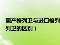 国产格列卫与进口格列卫有无区别（国产格列卫和国外的格列卫的区别）