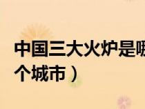 中国三大火炉是哪三个城市（三大火炉是哪三个城市）