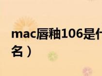 mac唇釉106是什么味道（mac106唇釉英文名）