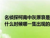 名侦探柯南中灰原哀是哪一集出现的（名侦探柯南中灰原是什么时候哪一集出现的）