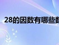 28的因数有哪些数字（28的因数有哪些数）