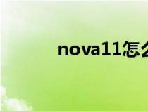 nova11怎么读（nova怎么读）