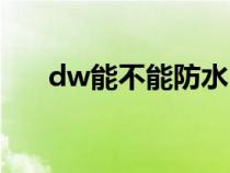 dw能不能防水（dw手表可以防水吗）