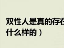 双性人是真的存在吗可以生孩子吗（双性儿是什么样的）