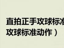 直拍正手攻球标准动作视频唐建军（直拍正手攻球标准动作）