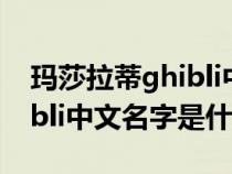 玛莎拉蒂ghibli中文名怎么读（玛莎拉蒂ghibli中文名字是什么）