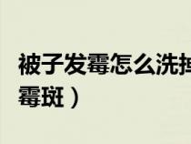 被子发霉怎么洗掉霉斑呢（被子发霉怎么洗掉霉斑）