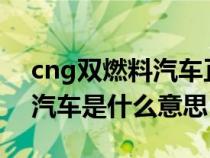 cng双燃料汽车正确使用方法（CNG双燃料汽车是什么意思）