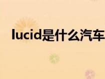 lucid是什么汽车品牌（luyuan是什么车）