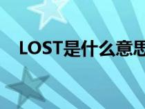 LOST是什么意思英语（lost是什么意思）