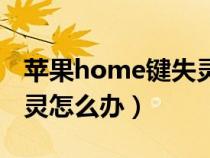 苹果home键失灵修复方法（苹果home键失灵怎么办）