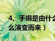 4、手绢是由什么演变而来的?（手绢是由什么演变而来）