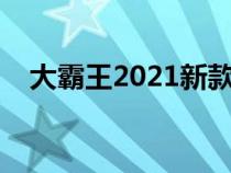 大霸王2021新款价格（大霸王是什么车）