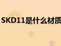 SKD11是什么材质的钢（skd11是什么材质）