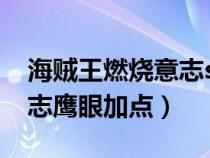 海贼王燃烧意志ssr鹰眼加点（海贼王燃烧意志鹰眼加点）