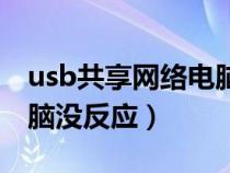 usb共享网络电脑怎么设置（usb网络共享电脑没反应）