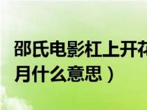 邵氏电影杠上开花海底捞月（杠上开花海底捞月什么意思）