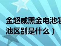 金超威黑金电池怎么样（金超威和超威黑金电池区别是什么）