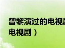 曾黎演过的电视剧哪部最好看?（曾黎演过的电视剧）