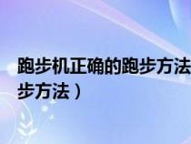 跑步机正确的跑步方法及动作视频（怎样跑步才是正确的跑步方法）