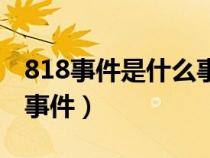 818事件是什么事件哈尔滨（818事件是什么事件）