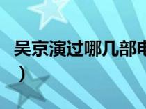 吴京演过哪几部电影（吴京演过的电影有哪些）