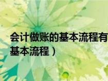 会计做账的基本流程有哪几个步骤的英文翻译（会计做账的基本流程）