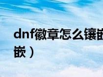 dnf徽章怎么镶嵌在谁那里（dnf徽章怎么镶嵌）