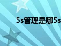 5s管理是哪5s（汽车5s指的是什么）