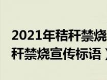 2021年秸秆禁烧宣传标语怎么写（2021年秸秆禁烧宣传标语）