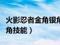 火影忍者金角银角技能展示（火影忍者金角银角技能）