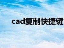 cad复制快捷键命令（cad复制快捷键）